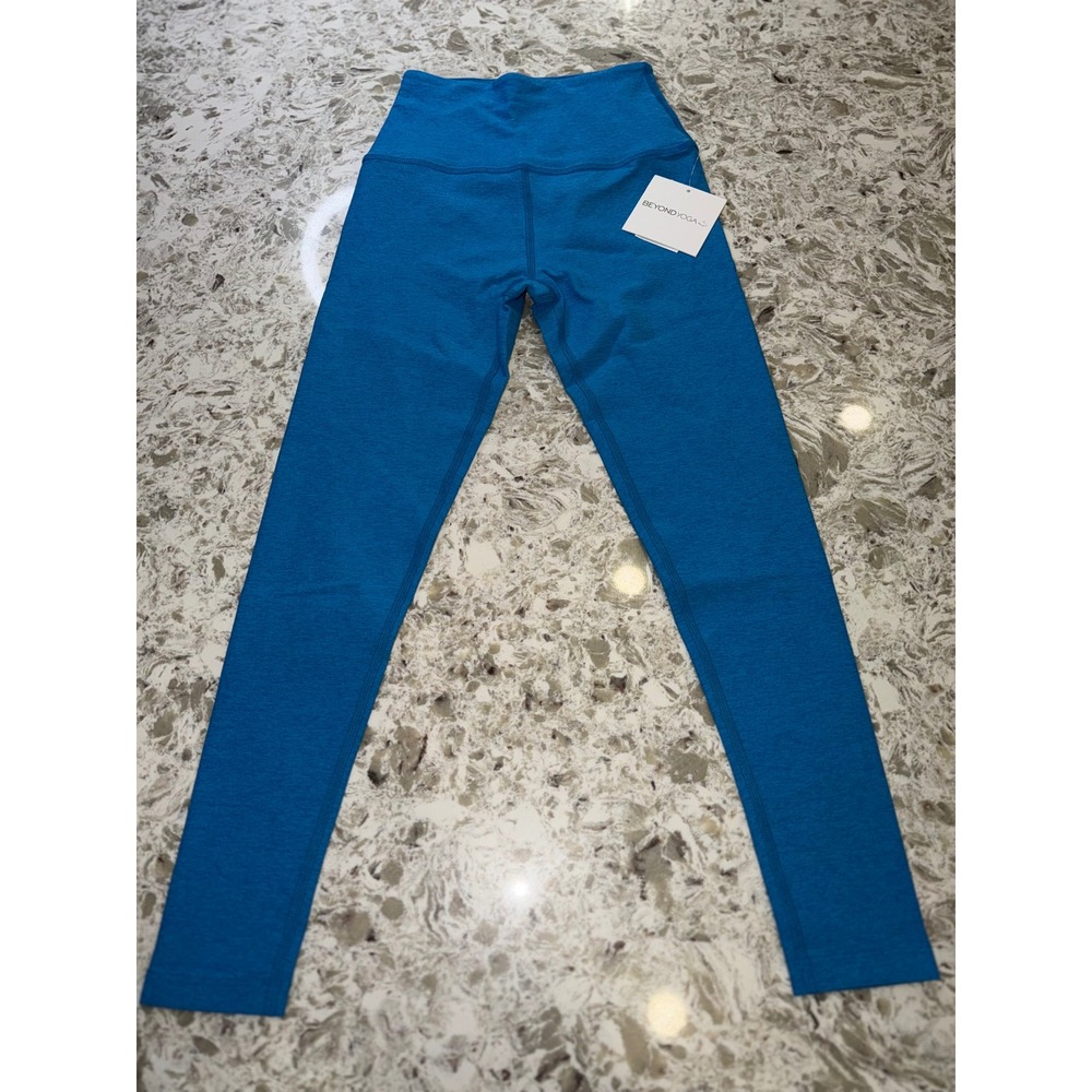Beyond Yoga Spacedye High Waisted Midi Leggings Blue Heather Size S